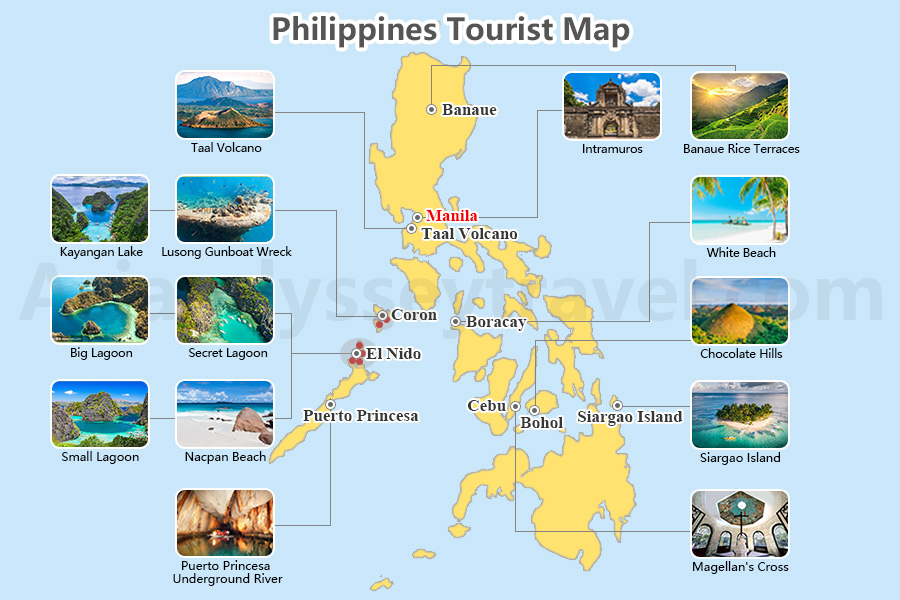 Philippines Tourist Map