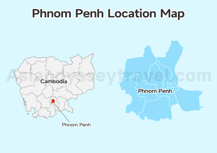 Phnom Penh Map