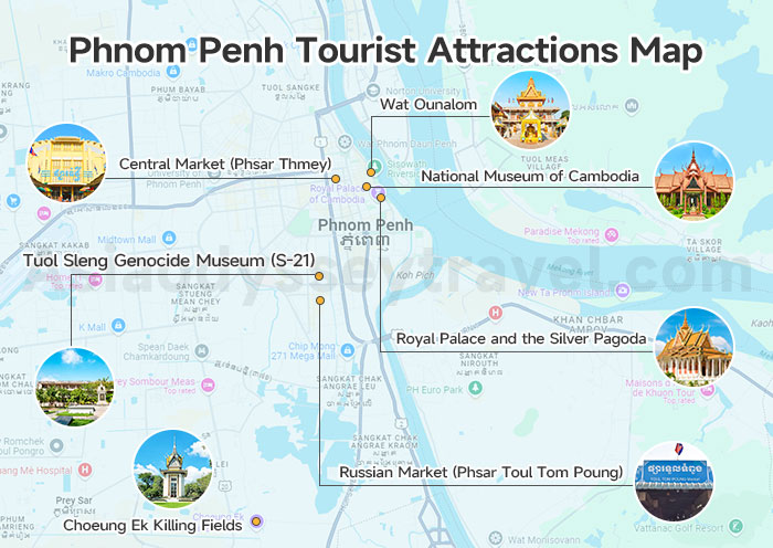 Phnom Penh Map
