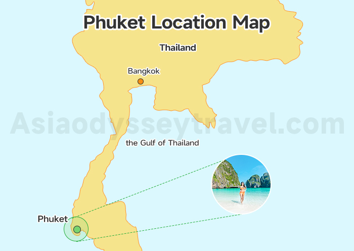 Phuket Location Map