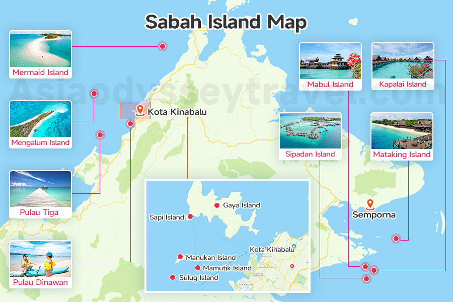 Malaysia Sabah Map