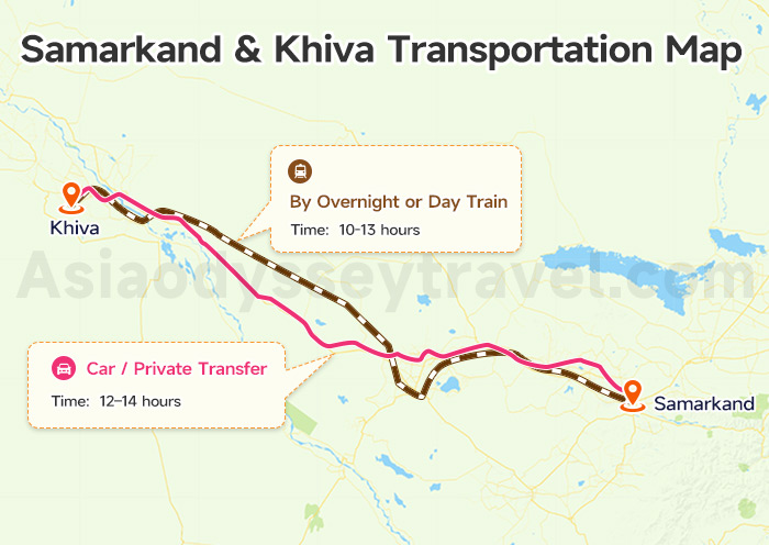 Samarkand Uzbekistan Map
