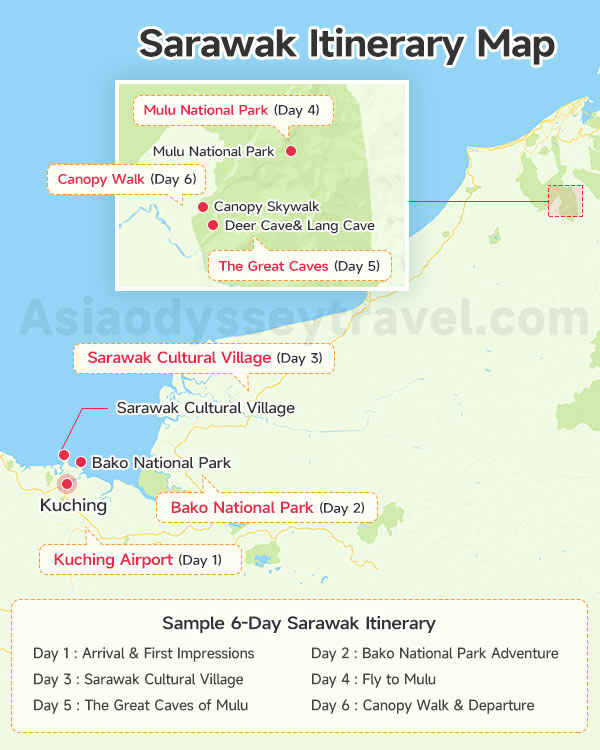 Malaysia Sarawak Map