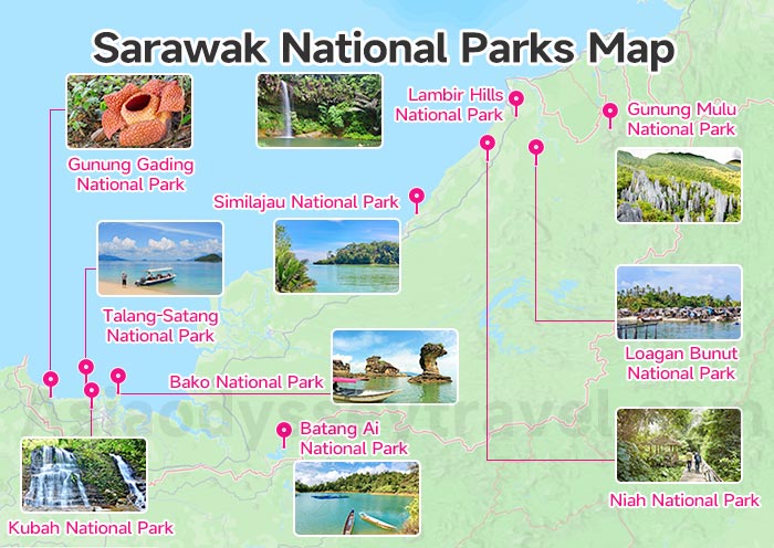 Malaysia Sarawak Map