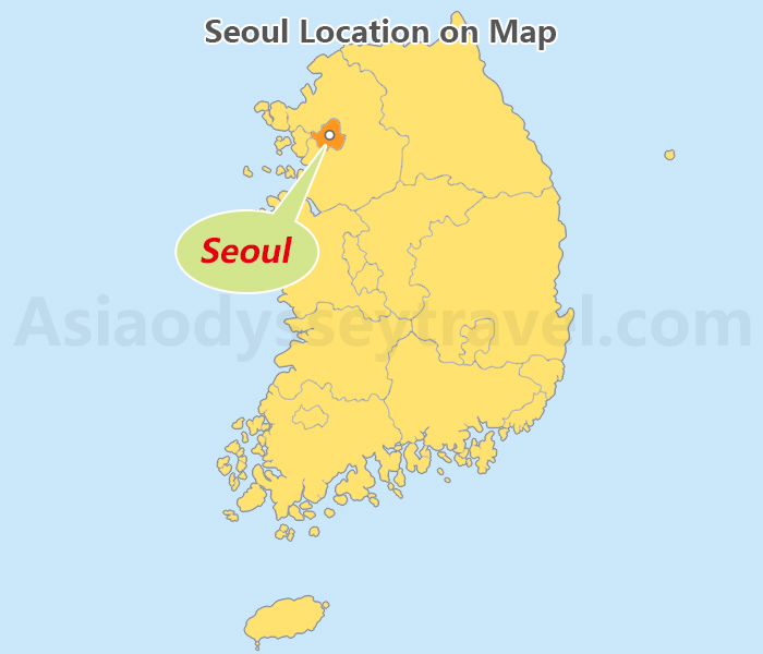 Seoul Location on Map
