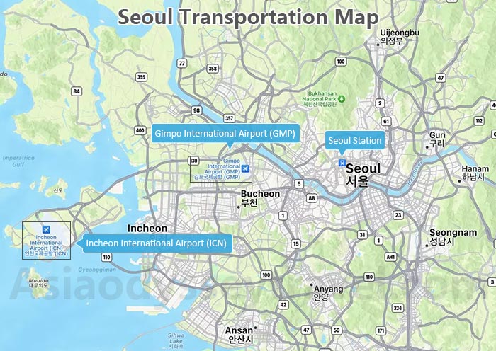 Seoul Transportation Map