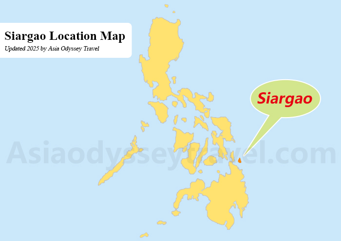 Siargao Location Map