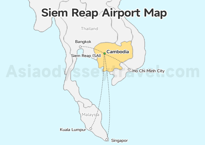 Siem Reap Map