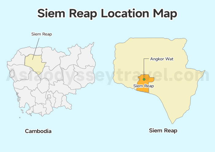 Siem Reap Map