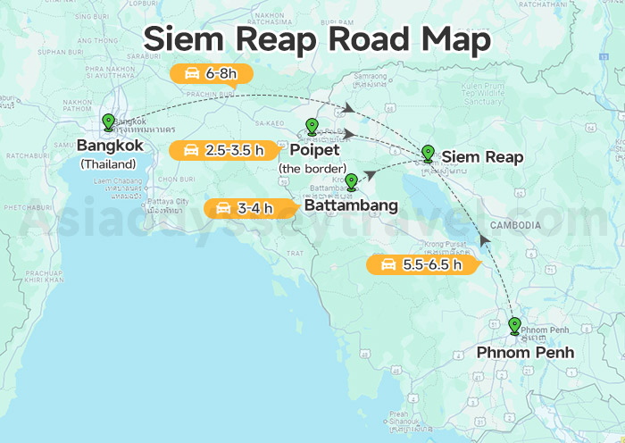 Siem Reap Map