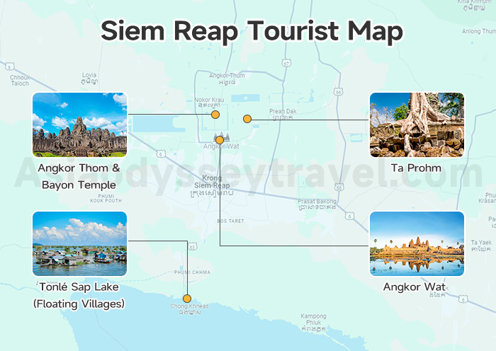 Siem Reap Map