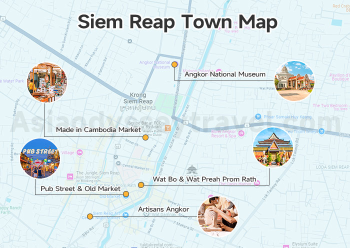 Siem Reap Map
