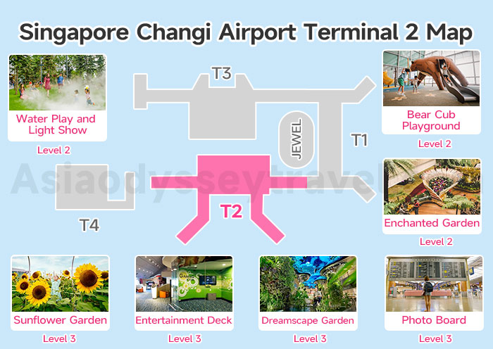Singapore Changi Airport Terminal 2 Map