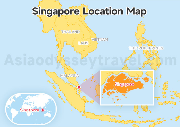 Singapore Location Map