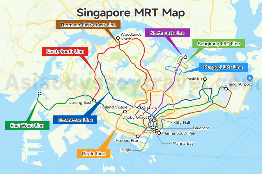 Singapore MRT Map