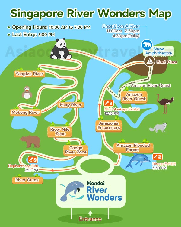  Singapore River Wonders Map 