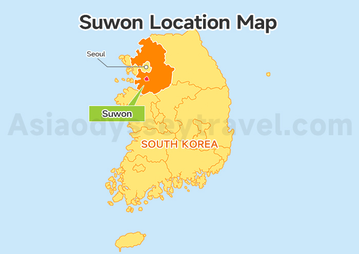 Suwon Map 2026: 9 Free Suwon Tourist, City & Fortress Maps