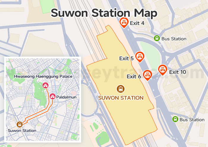 Suwon Station Map