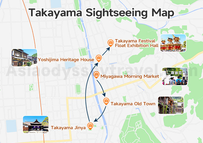 Hida Takayama Map: Tourist, Old Town & Walking Map (2025) Hida Takayama Map: Tourist, Old Town & Walking Map (2025)