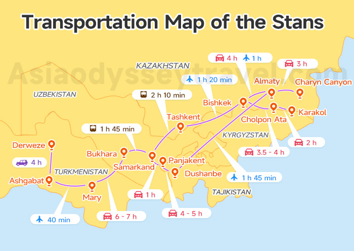  Transportation Map of the Stans 