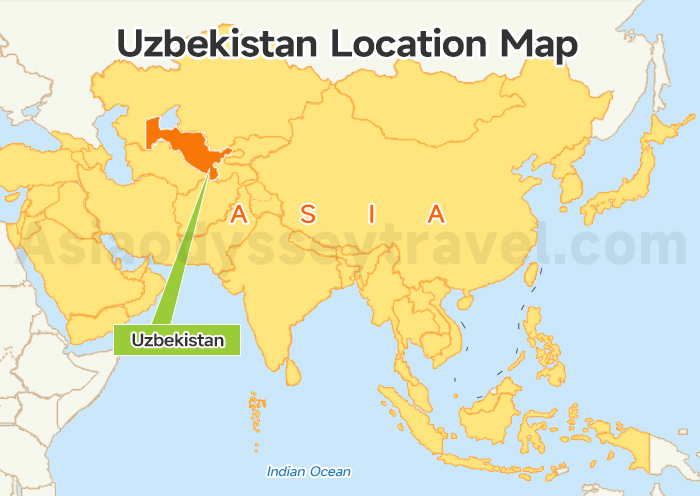 Uzbekistan Map