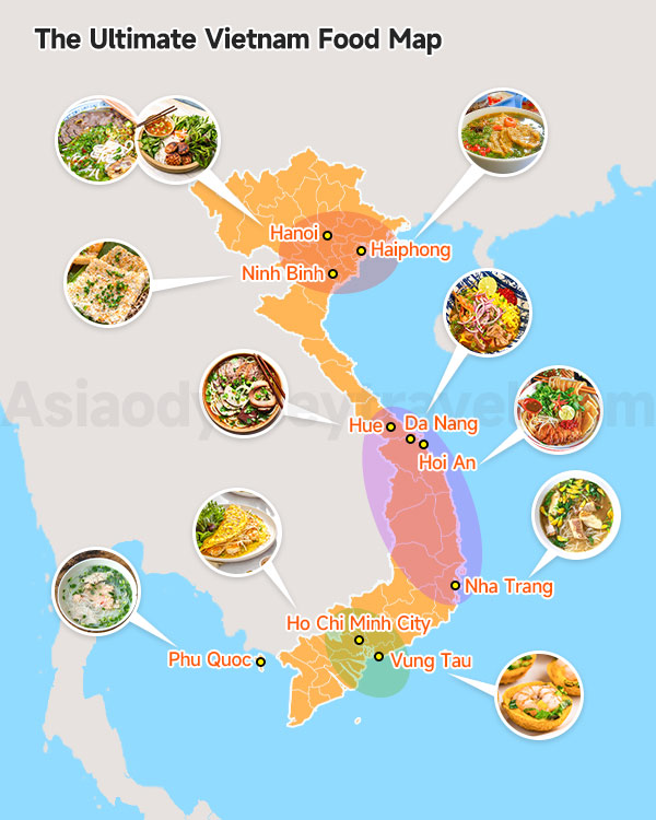 Vietnam Food Map