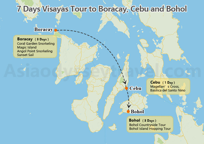 Boracay Philippines Map