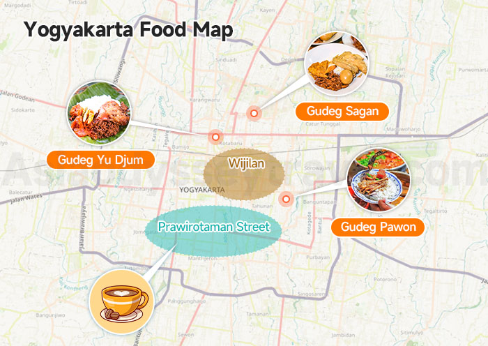 Yogyakarta Food Map