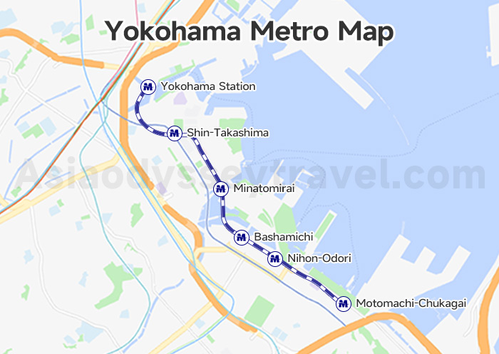 Yokohama Metro Map