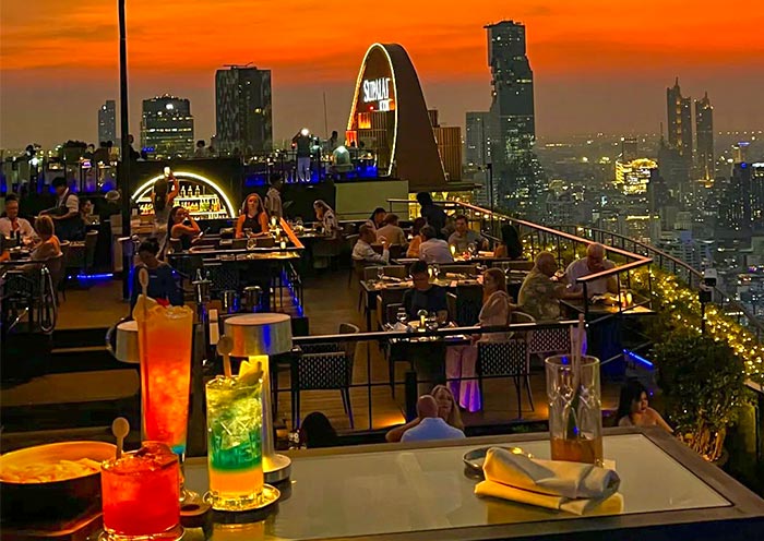 Thailand Incentive Travel for Rooftop Cocktails
