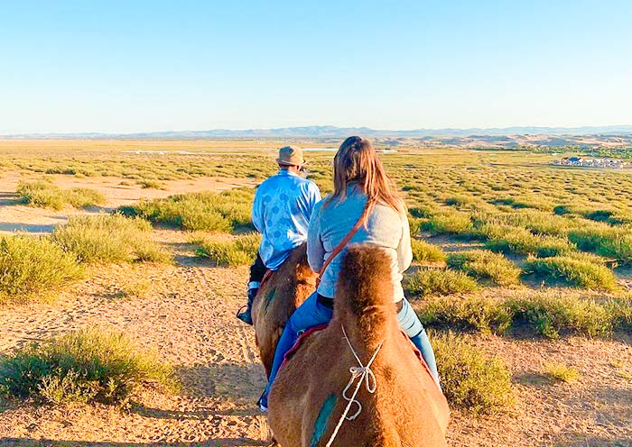 Camel Riding at Khongoryn Els Sand Dunes