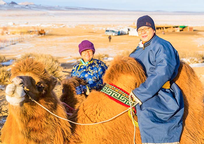 Happy time at Khongoryn Els Sand Dunes