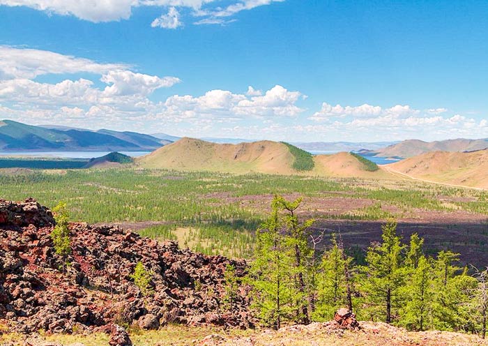 Extinct Volcano of Khorgo-Terkh National Park