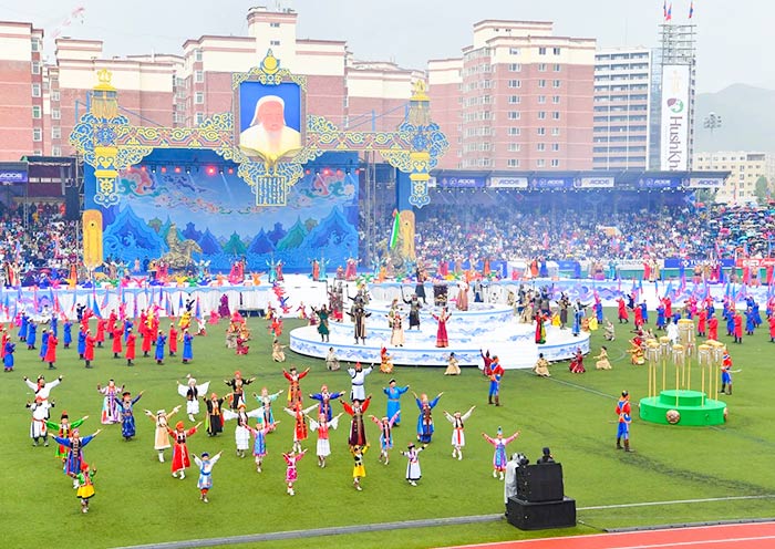 Naadam Festival in July, Opening Ceremonies
