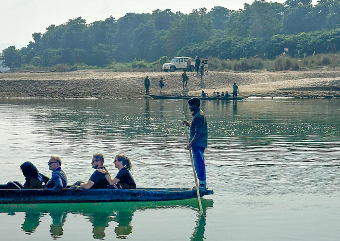 Boat trip in Chitwan National Park