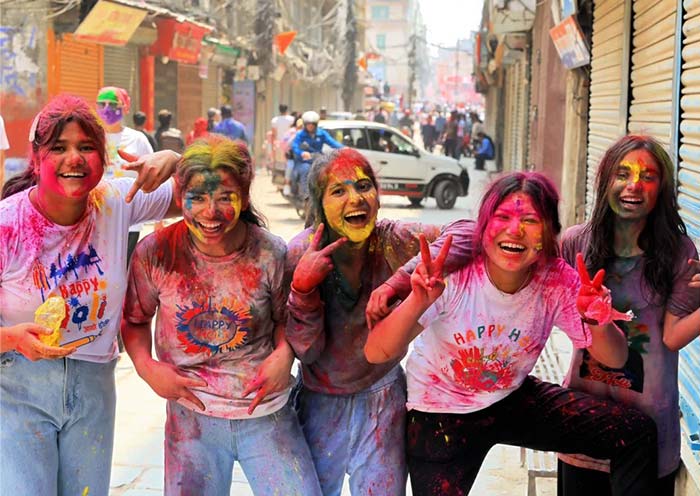 Attend Holi Festival, Nepal 