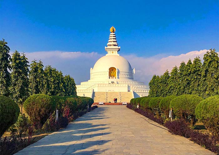 World Peace Pagoda in Lumbini
