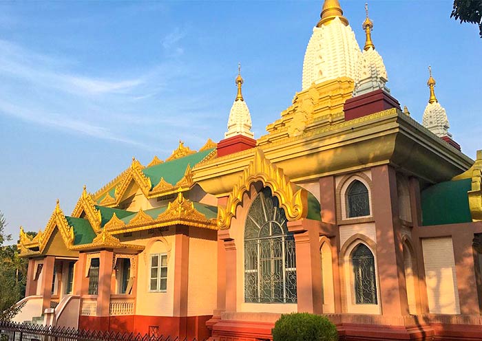 Myanmar Golden Monastery in Lumbini