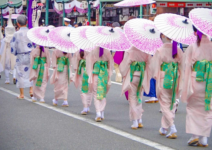 Gion Matsuri, Celebrated in July