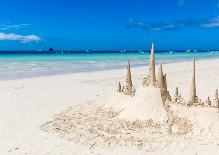 White Beach on Boracay Island White Beach on Boracay Island