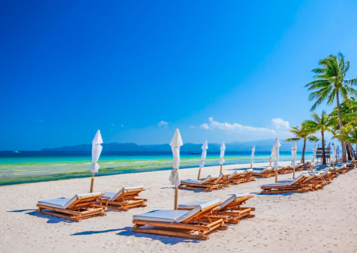 White Beach on Boracay Island