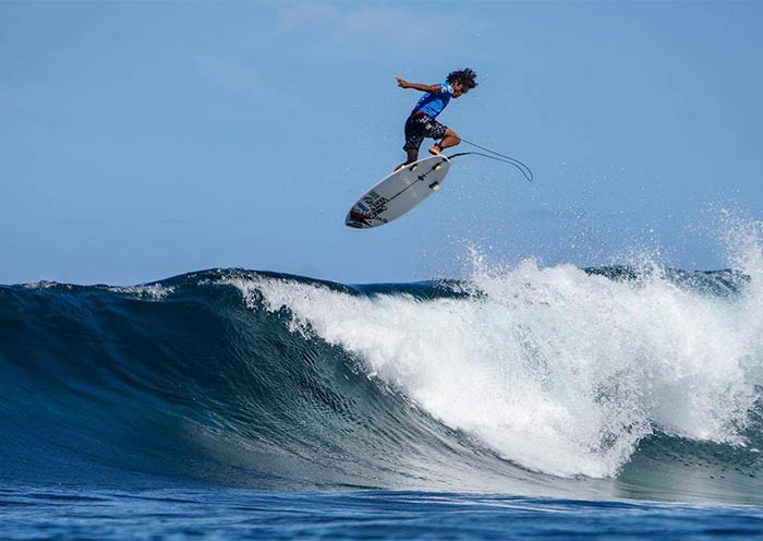 Surfing in Siargao, Philippines