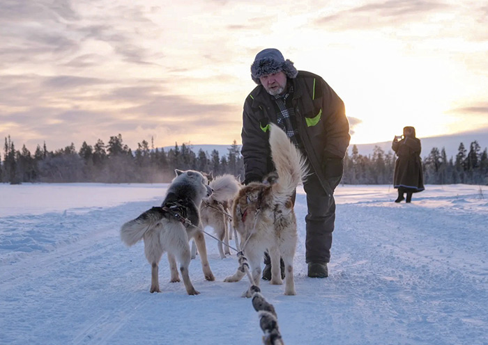 Have fun with Husky at Saami Village