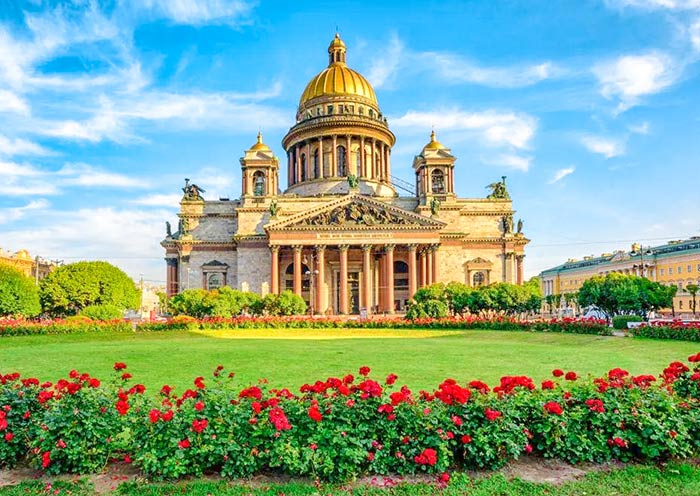 St. Isaac's Cathedral, iconic landmark in St. Petersburg