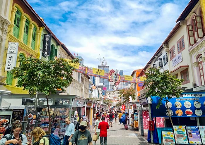 Lively Chinatown, Singapore