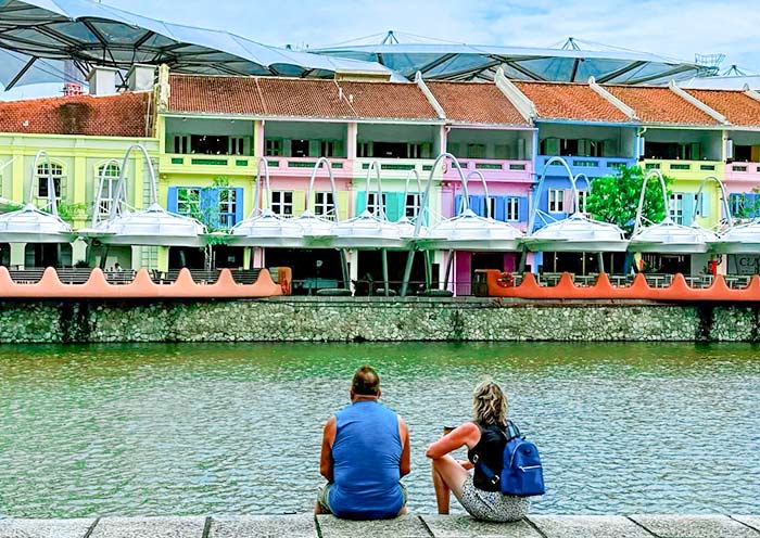 Colorful Building at Clarke Quay