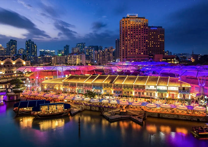 Bumboat at Clarke Quay
