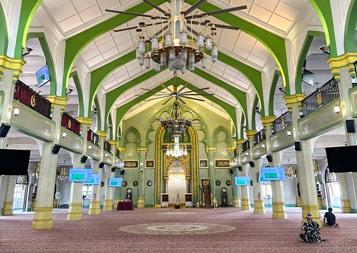 Inside Sultan Mosque, Kampong Glam
