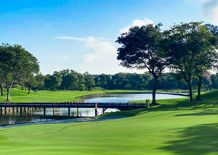 Beautiful lakes at Masters Course, Laguna National 