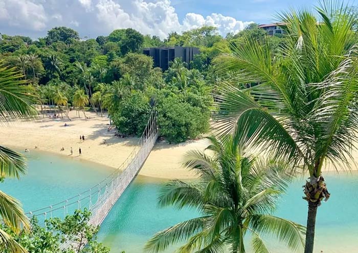 Bridge of Palawan Beach, Sentosa